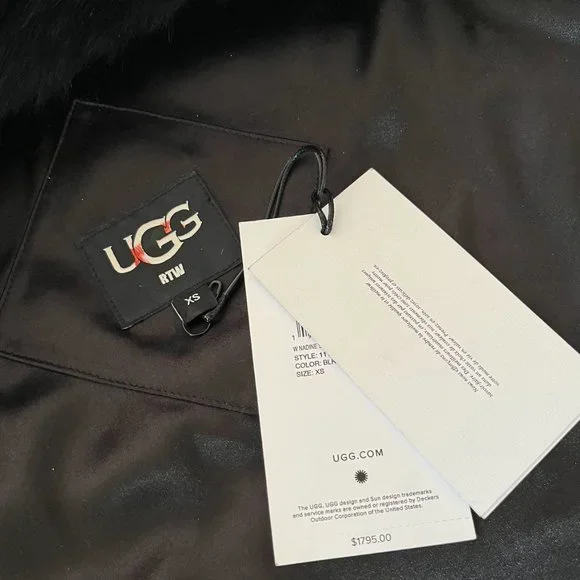 UGG Women's Nadine Short Shearling Jacket